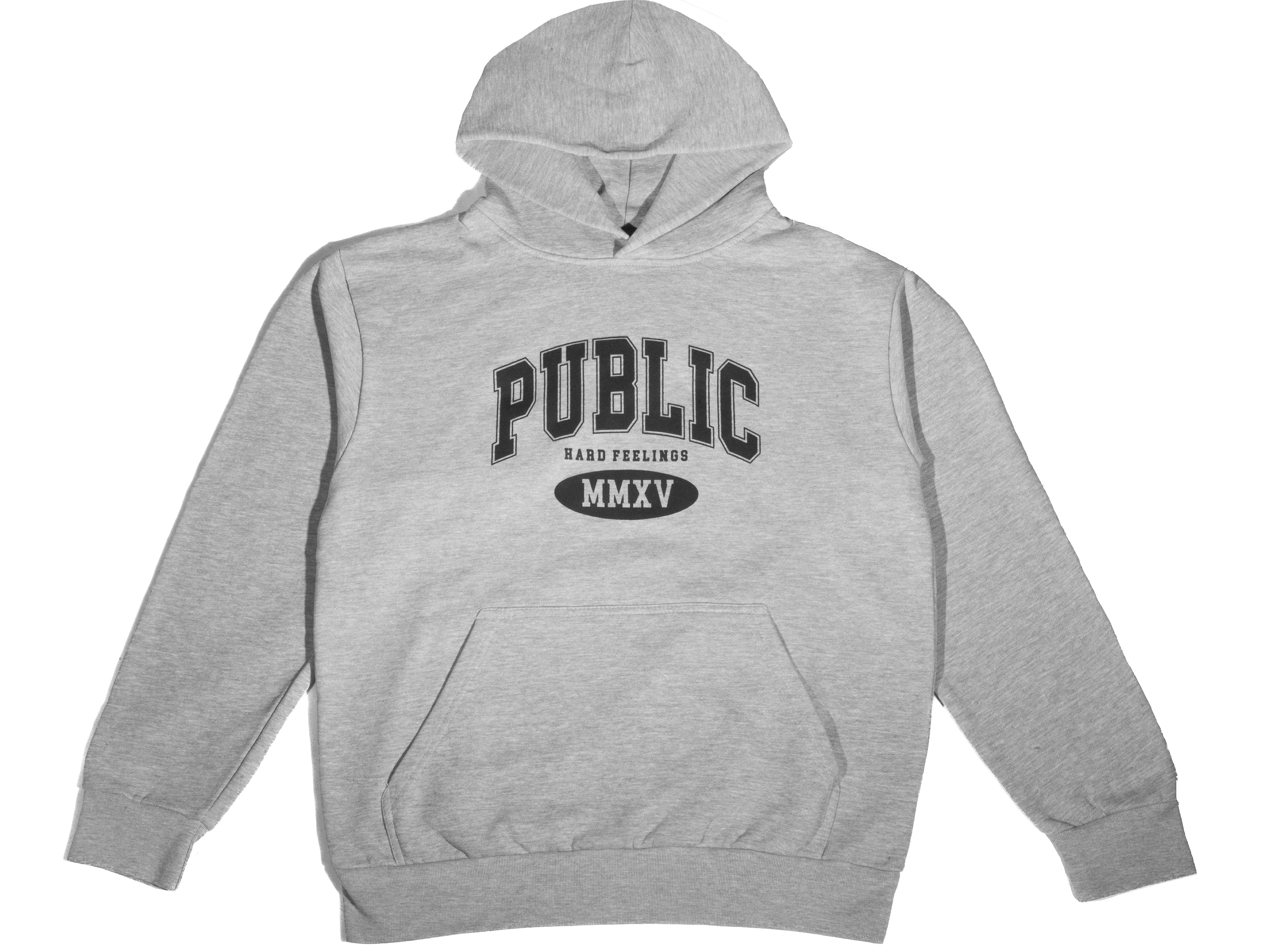 Collegiate Hoodie - Grey – PUBLIC snowboards