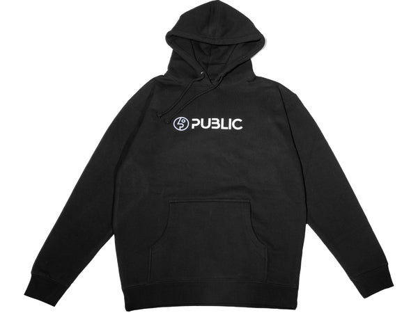 Logo Hoodie - Black – PUBLIC snowboards