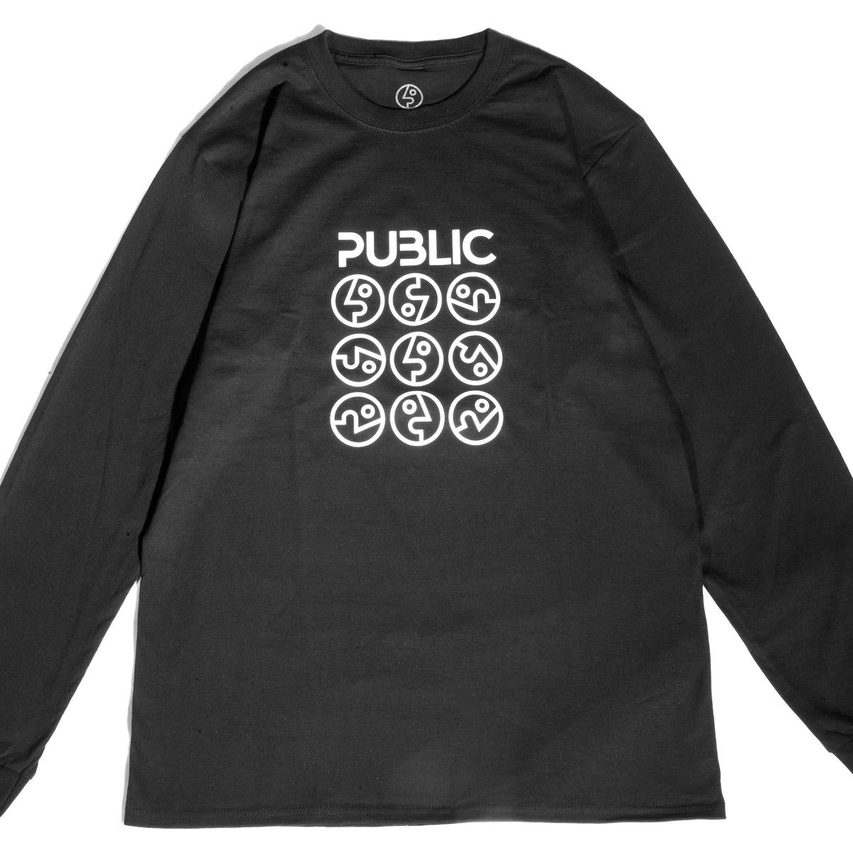 Face Logo L/S - Black – PUBLIC snowboards