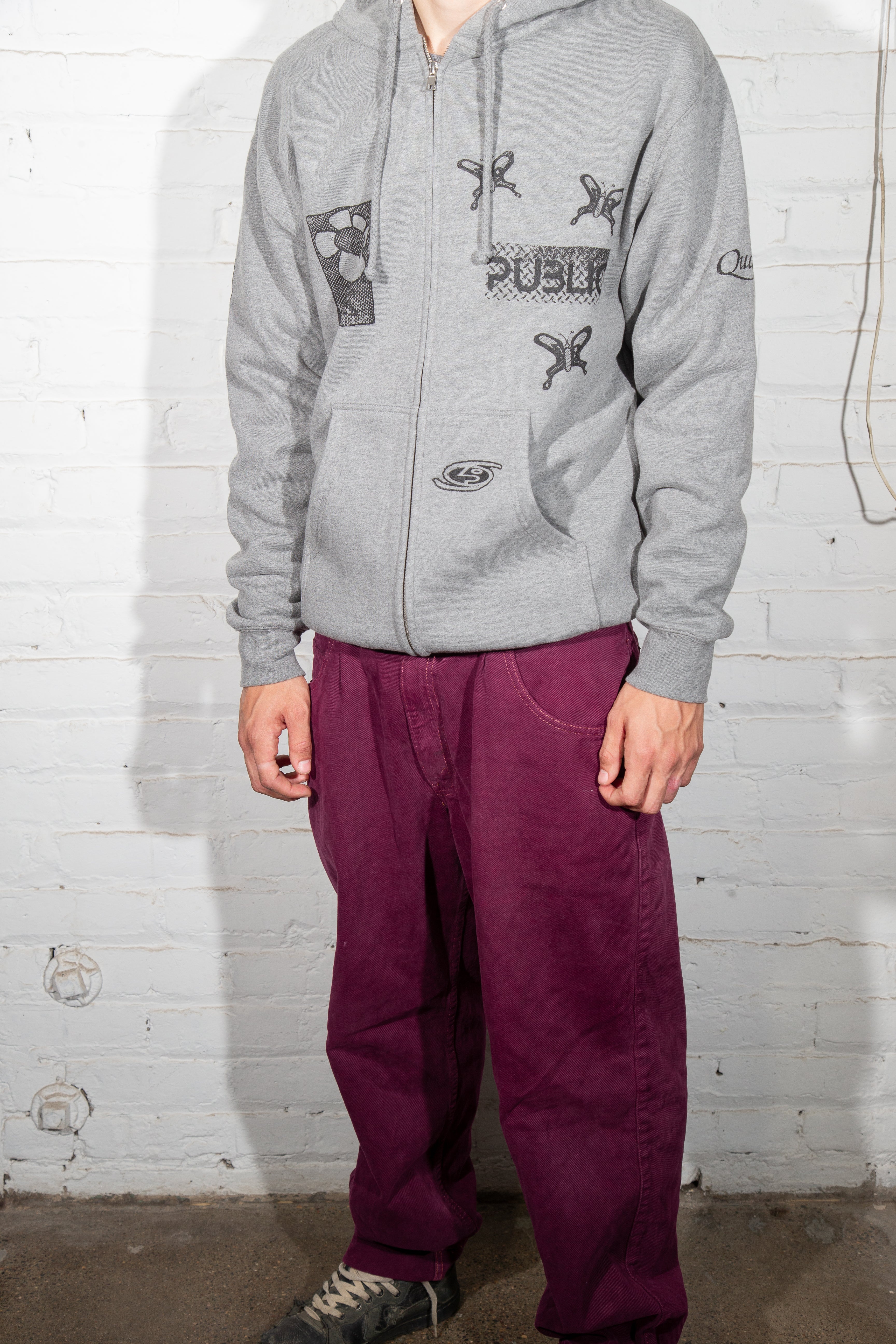 Sum Zip Hoodie - Gray – PUBLIC snowboards