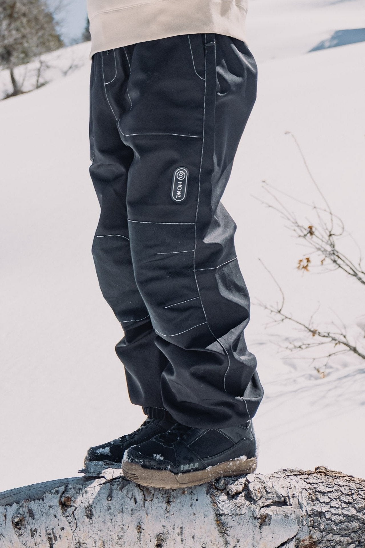 PUBLIC x HOWL Snow Pants - Black – PUBLIC snowboards