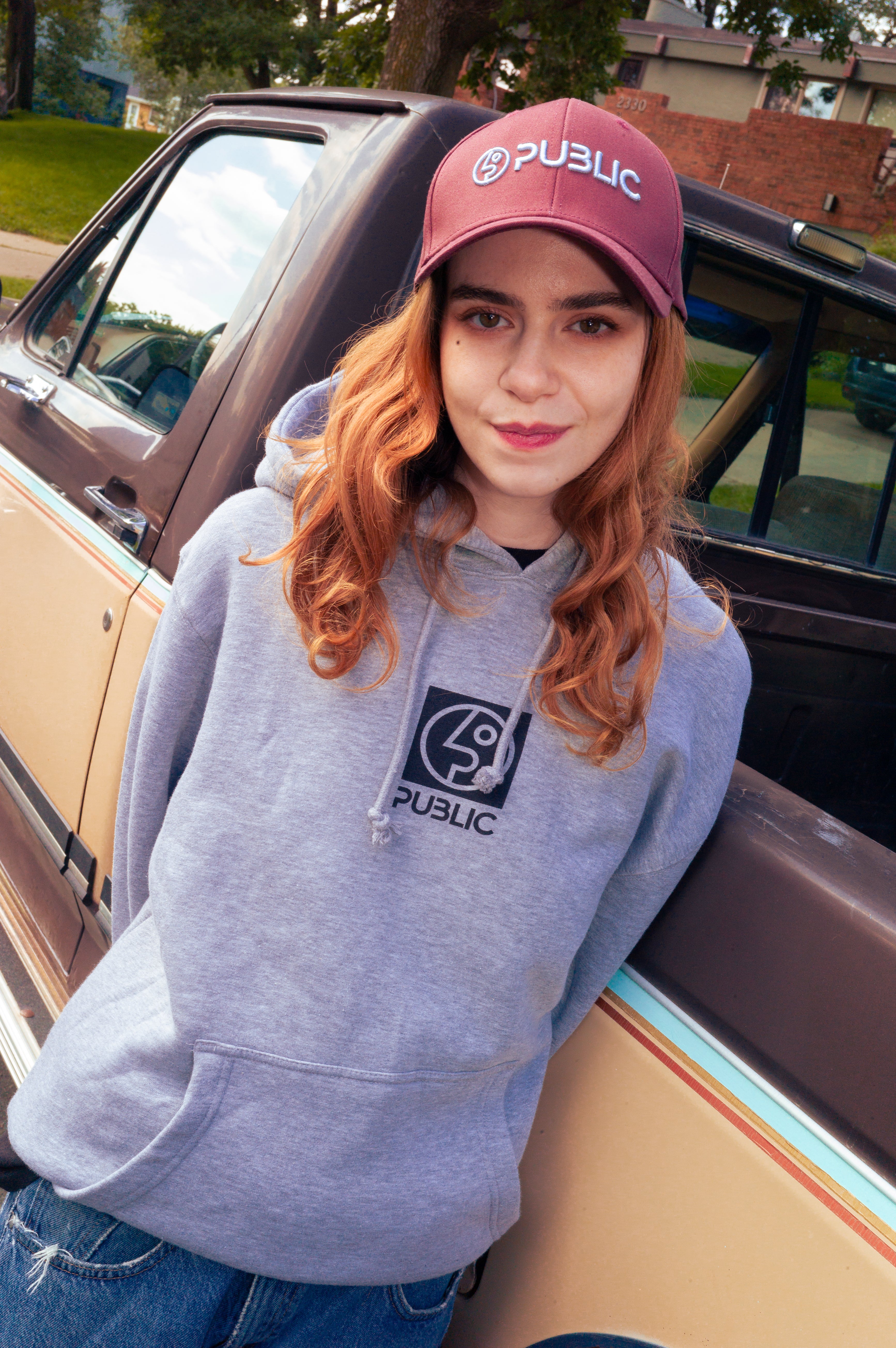 Box Logo Hoodie - White – PUBLIC snowboards